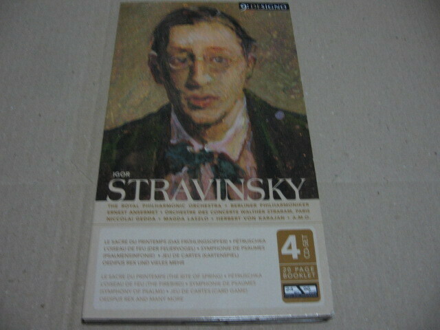 [CD]イーゴリ・ストラヴィンスキー IGOR STRAVINSKY 4CD-SET 20PAGE BOOKLET 海外