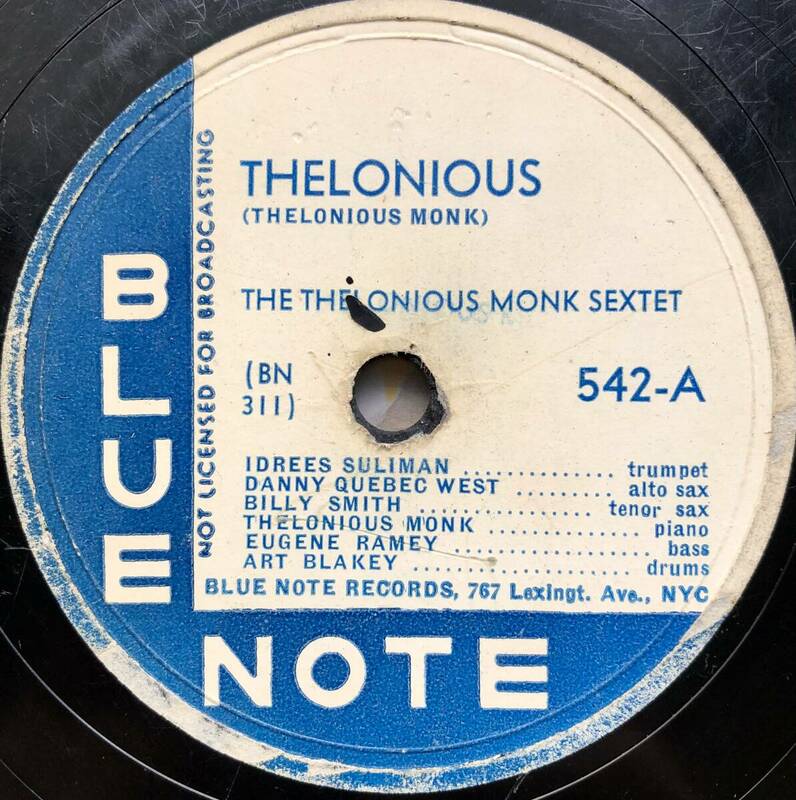 The Thelonious Monk Sextet / Blue Note 542