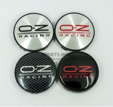 4ピース/ロット 8色 68ｍｍ OZレーシングカーホイールセンターハブキャップ バッジ ロゴ ホイールセンターキャップラベル DJ985