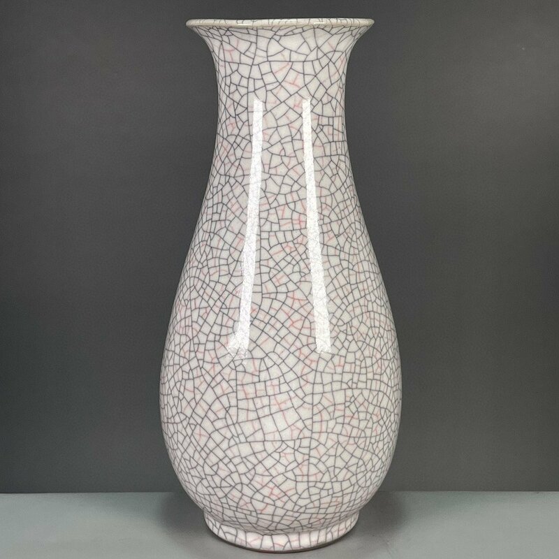 ◆古風堂◆ 中国 花瓶 白釉 陶芸 サイズ：22cm*10cm*10cm