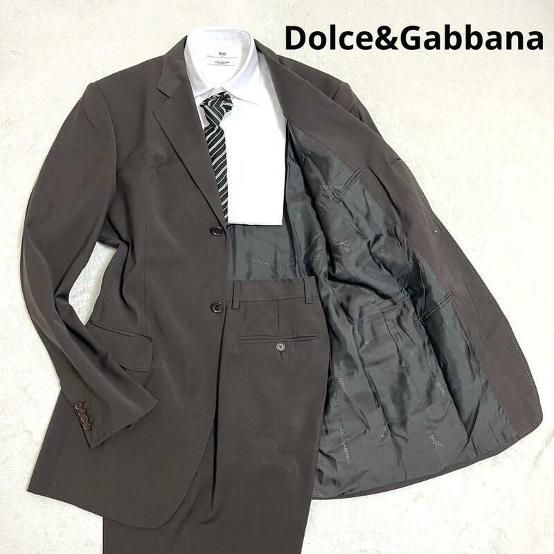 445 Dolce&Gabbana ドルチェアンドガッバーナ セットアップスーツ ブラウン 50