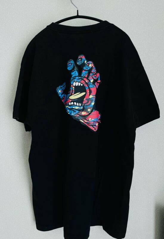 SANTA CRUZ Screaming Hand POCKET T Shirts Size XL サンタ クルーズ スクリーミング ハンドポケットTシャツ サイズ XL used