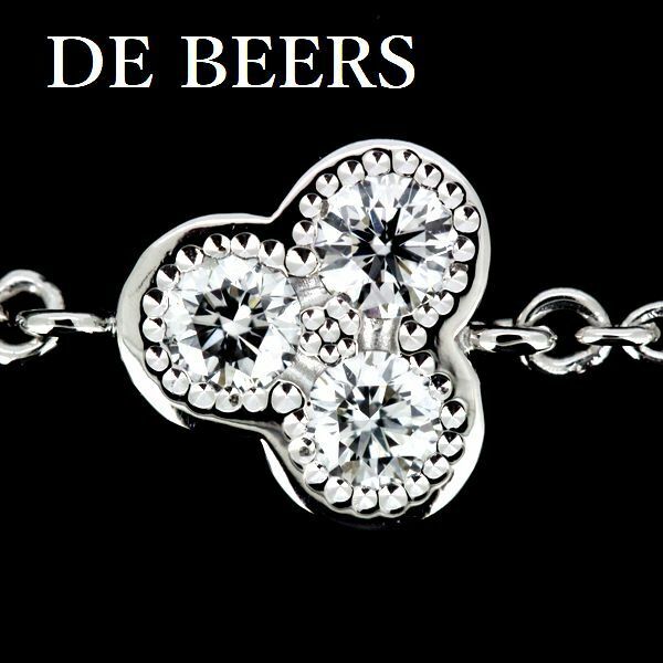 De Beers デビアス ダイヤモンド ブレスレット K18WG