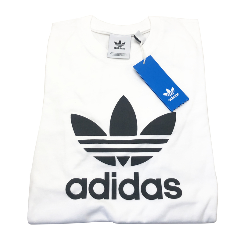 新品 adidas アディダス　トレフォイル 半袖Tシャツ　ホワイト　XSサイズ
