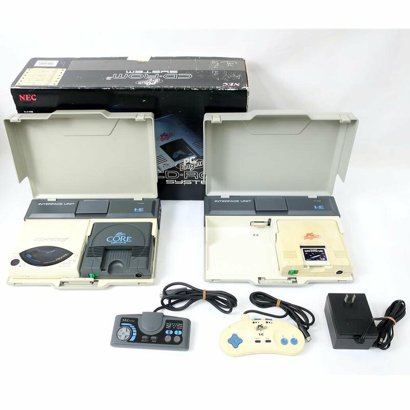 1円【ジャンク】NEC エヌイーシー/PCエンジンセット/コアグラフィックス CD-ROM SYSTEM/65