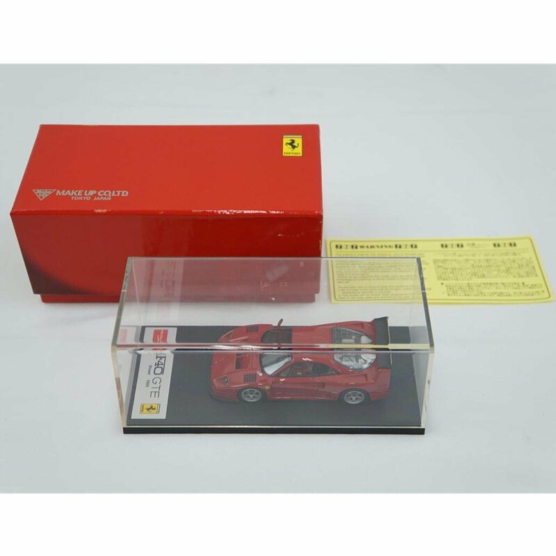 1円【一般中古】Make up メイクアップ/FERRARI F40 GTE Street 1995 Red/EM 121A/67