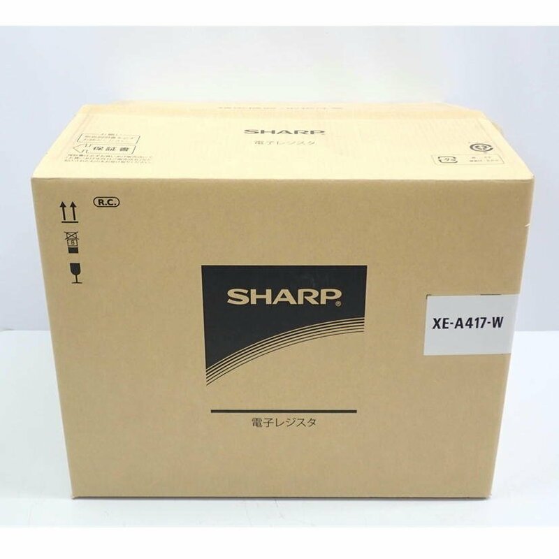 1円【未使用】SHARP シャープ/電子レジスター/XE-A417-W/62