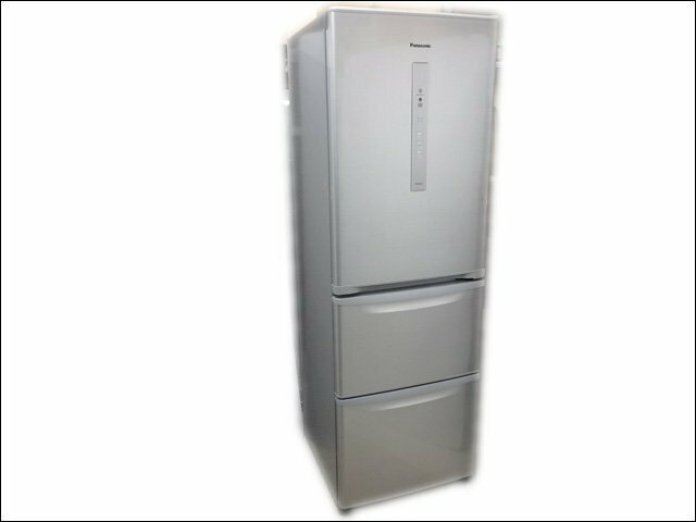Panasonic パナソニック NR-C37DM-S型 365L ノンフロン冷凍冷蔵庫 2015年製 3枚ドア冷蔵庫 NR-C37DM