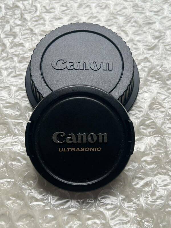 送料安 純正 Canon キャノン 52mm 2点セット EF レンズ キャップ フロント＆リヤ