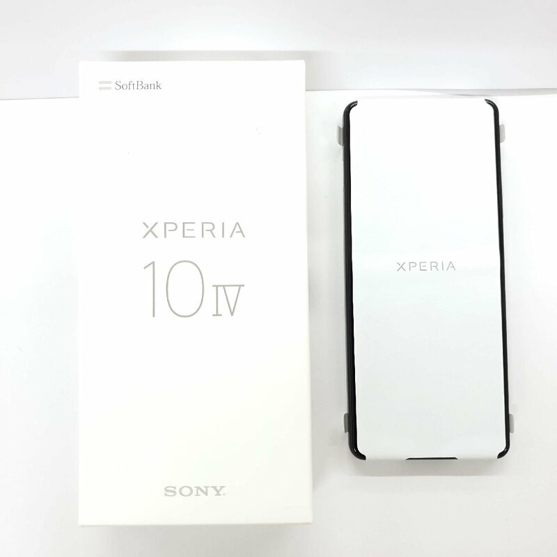 【未使用品】国内版 SIMフリー スマートフォン SONY XPERIA 10 Ⅳ A202SO 6GB/128GB ブラック