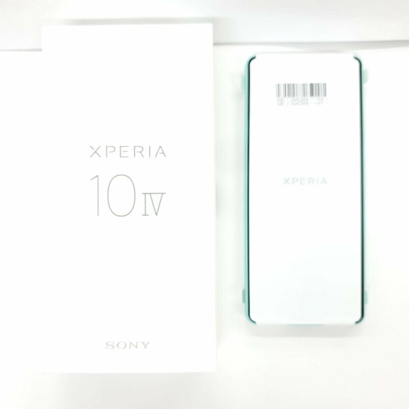 【未使用品】国内版 SIMフリー スマートフォン SONY XPERIA 10Ⅳ SOG07 6GB/128GB グリーン