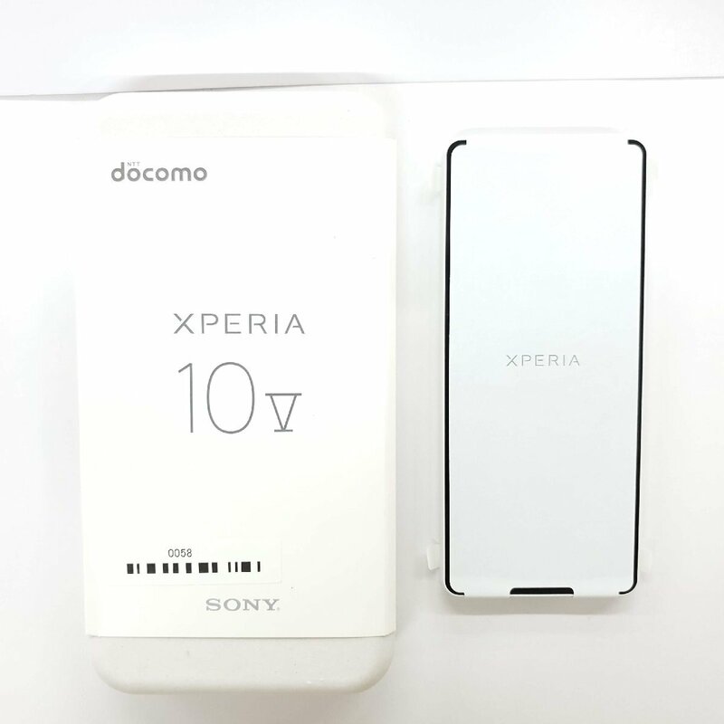 【未使用品】国内版 SIMフリー スマートフォン SONY XPERIA 10Ⅴ SO-52D 6GB/128GB ホワイト