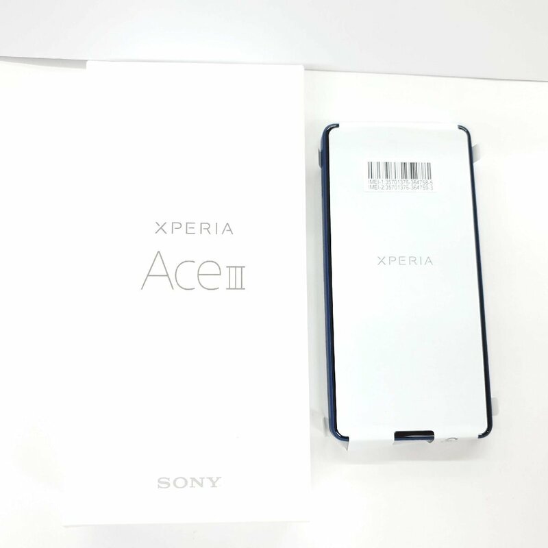 【未使用品】国内版 SIMフリー スマートフォン SONY XPERIA ACEⅢ SOG08 4GB/64GB ブラック