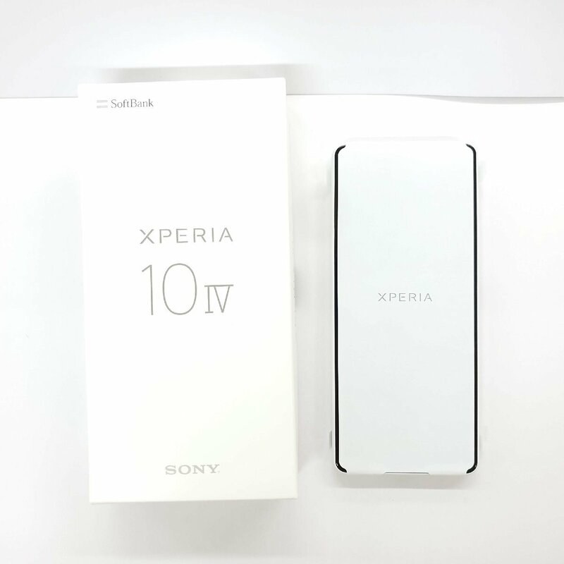 【未使用品】国内版 SIMフリー スマートフォン SONY XPERIA 10 Ⅳ A202SO 6GB/128GB ホワイト