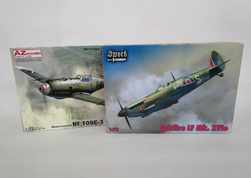 Azmodel 1/72 メッサーシュミット ソード ＋ 1/72 スピットファイア 2種セット【A'】krt052004