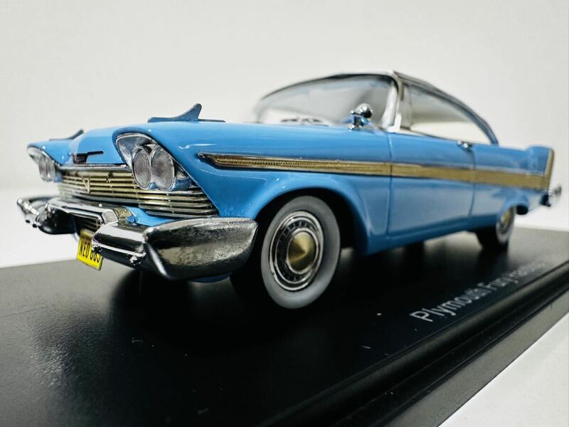 Neoネオ/'58 Plymouthプリムス Furyフューリー Hardtopハードトップ 1/43 絶版