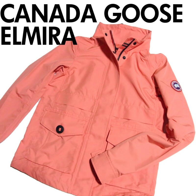 CANADA GOOSE カナダグース ELMIRA BOMBER エルミラ ボンバー ジャケット XS ピンク FIRE BUD 2411L