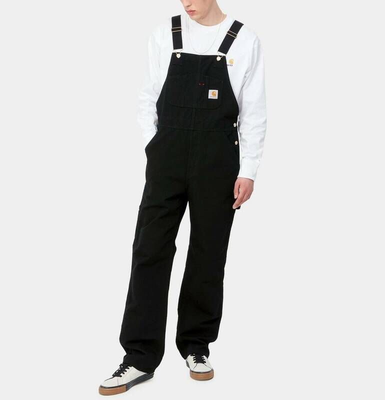 Carhartt WIP/カーハート ダブリューアイピー/ワークインプログレス/BIB OVERALL/ビブオーバーオール/ブラック/ダック生地/ペインター