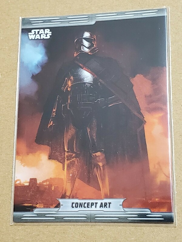 送料63円　2019　topps　chrome　 STAR WARS　コンセプトアートカード　キャプテンファズマ　スターウォーズ　フォースの覚醒