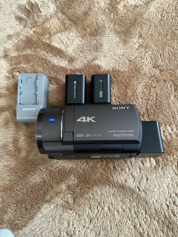 SONY ソニー　FDR-AX40 中古美品　デジタルビデオカメラ　ハンディカム