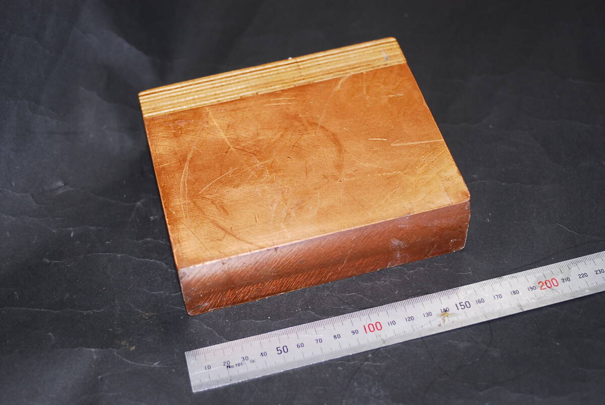 2　銅板　厚板　木の部品