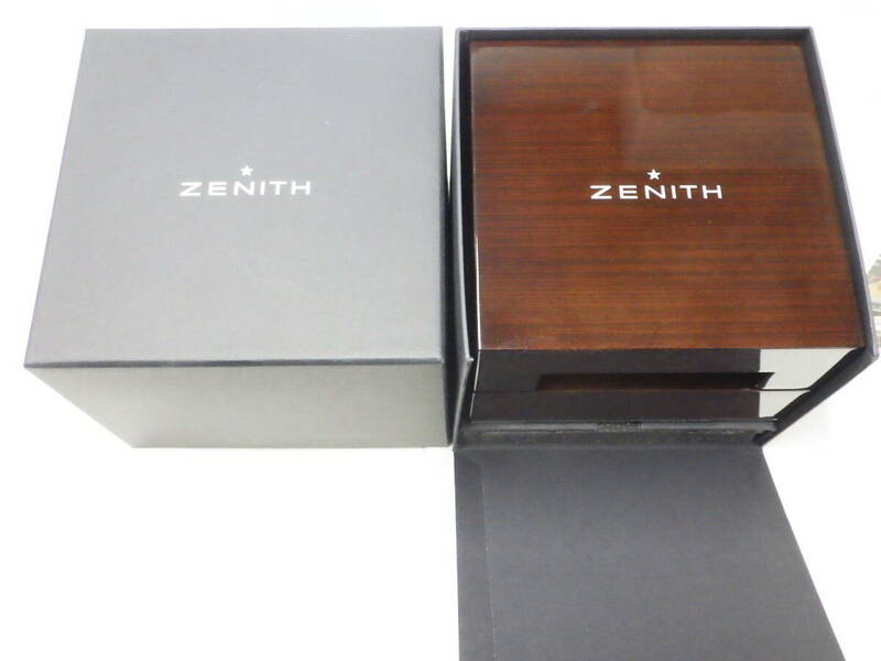 ZENITH ゼニス 腕時計用 ケース箱 木製ボックス　№2840