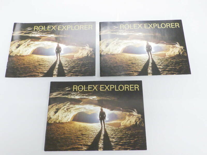 ROLEX ロレックス エクスプローラー 2008年 冊子 英語表記 3点 №2996