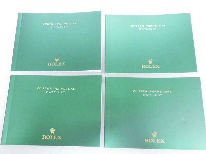 ROLEX ロレックス デイトジャスト冊子 2017年 英語表記 4点 №3012