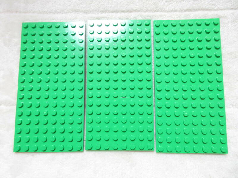 LEGO★A3 正規品 ブライトグリーン 8×16 基礎板 プレート 同梱可能 レゴ シティ タウン ベース 建材 家 建物 土台 ベース マインクラフト