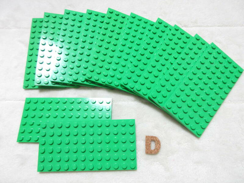 LEGO★D 正規品 12個 ブライトグリーン 6×12 プレート パーツ 同梱可能 レゴ シティ クリエイター エキスパート マインクラフト 草原 草