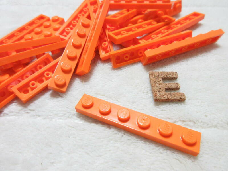 LEGO★E 正規品 25個 オレンジ 1×6 プレート 同梱可能 レゴ シティ タウン クリエイター エキスパート スポンジボブ エクソフォース