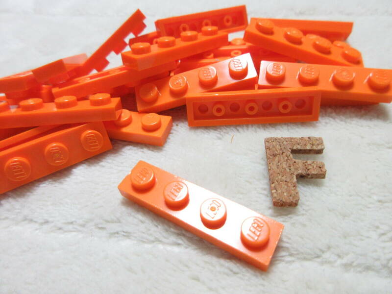 LEGO★F 正規品 30個 オレンジ 1×4 プレート 同梱可能 レゴ シティ タウン クリエイター エキスパート スポンジボブ エクソフォース