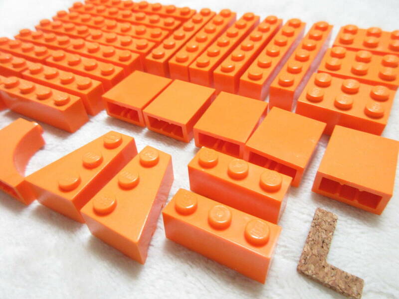 LEGO★L 正規品 オレンジ ブロック プレート 同梱可能 レゴ シティ タウン クリエイター エキスパート スポンジボブ エクソフォース