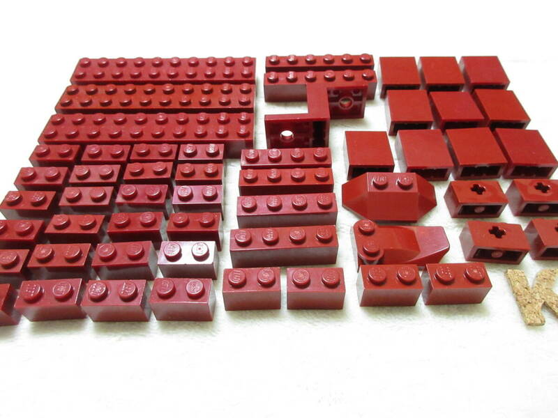 LEGO★K 正規品 ダークレッド ブロック パーツ ワイン 濃赤 同梱可能 レゴ シティ タウン クリエイター エキスパート スターウォーズ