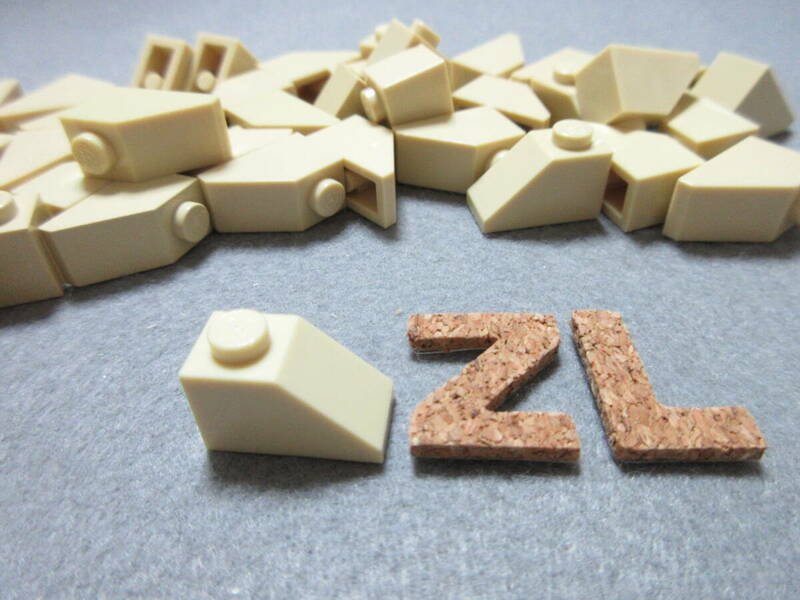 LEGO★ZL 正規品 55個 タン スロープ 同梱可能 レゴ シティ タウン クリエイター エキスパート 建材 建物 フレンズ 家 ハリーポッター