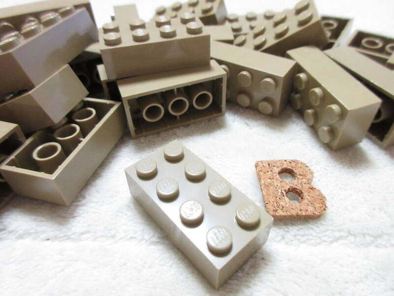 LEGO★B 正規品 25個 ダークタン 2×4 ブロック 同梱可能 レゴ シティ タウン クリエイター エキスパート 建材 建物 家 マイクラ インディ