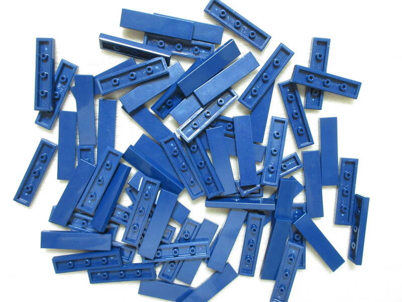 LEGO★3 正規品 70個 ダークブルー 1×4 タイル プレート 同梱可能 レゴ クリエイター エキスパート 建材 建物 乗り物 ネックスナイツ