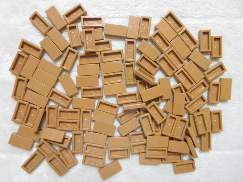 LEGO★1 正規品 115個 ヌガー 1×2 タイル プレート 同梱可能 レゴ クリエイター エキスパート 建材 建物 フレンズ マインクラフト