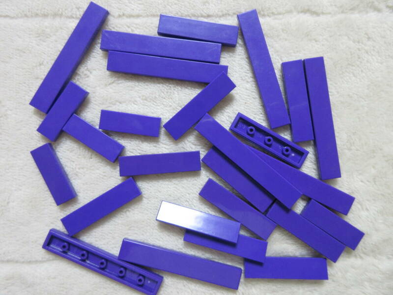 LEGO★2 正規品 25個 紫 1×3 1×4 1×6 タイル プレート 同梱可 レゴ クリエイター エキスパート 建材 建物 パープル ディズニー フレンズ
