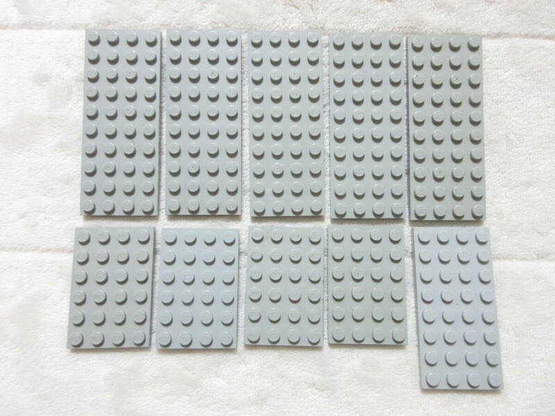LEGO★3 正規品 年代物 旧灰 4×10 4×6 4×8 プレート 同梱可能 レゴ キャッスル お城シリーズ 南海の勇者 ウェスタン スターウォーズ