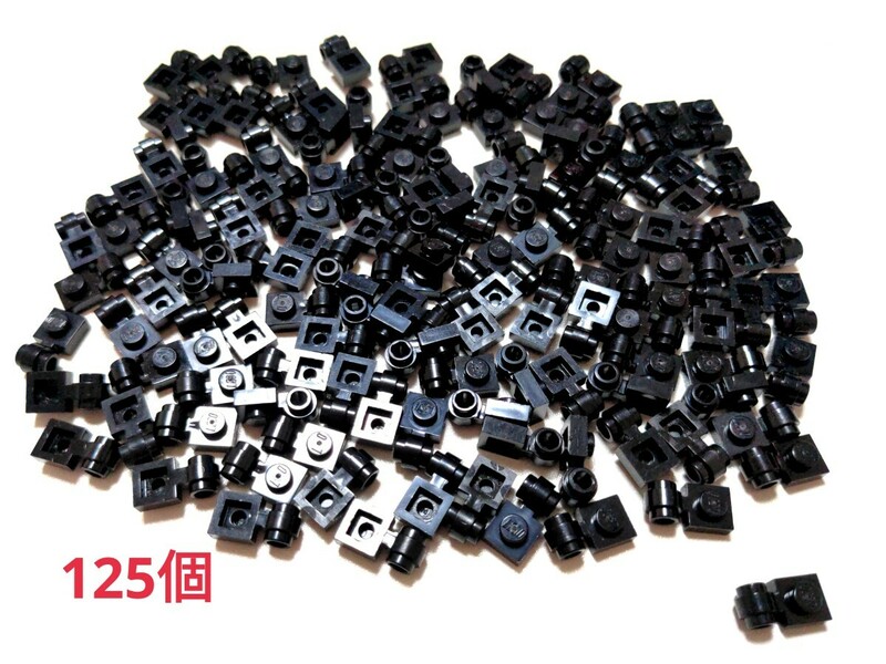 LEGO★正規品 黒 125個 1×1 紐通し プレート 小さなパーツ 同梱可能 レゴ クリエイター エキスパート モザイク アート 