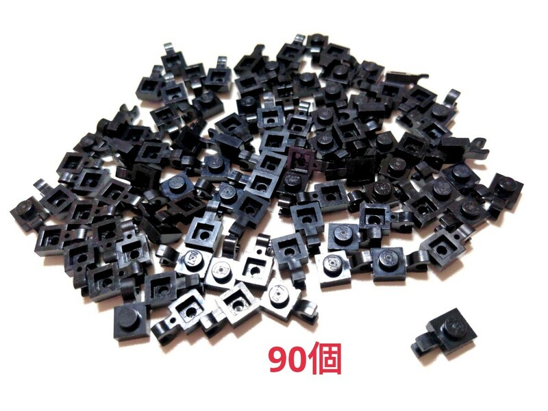 LEGO★正規品 黒 90個 1×1 縦クリップ 小さなパーツ 同梱可能 レゴ クリエイター エキスパート モザイク アート 