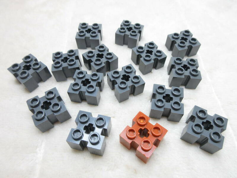 LEGO★正規品 4方向 スライド 溝入り 2×2 ブロック パーツ 同梱可能 レゴ シティ タウン クリエイター エキスパート