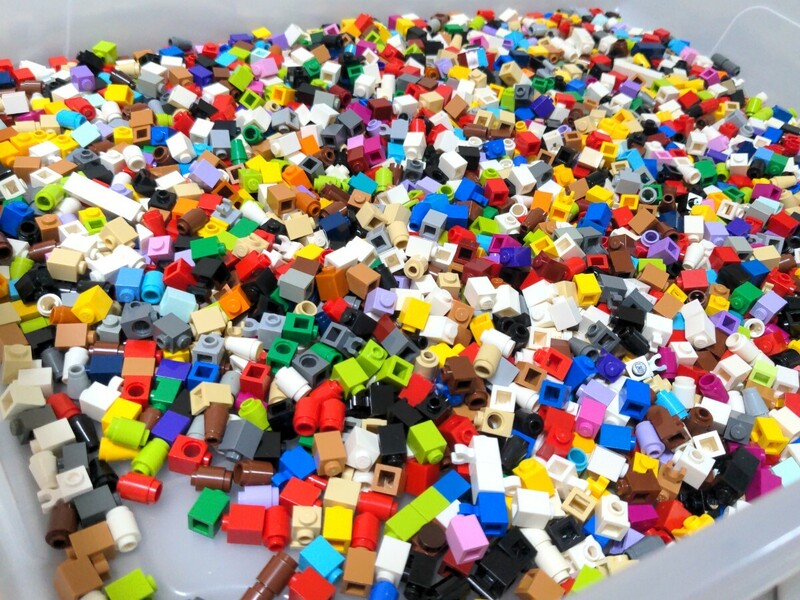 LEGO★正規品 1kg 1×1 ブロック 小さな パーツ 同梱可能 レゴ シティ タウン クリエイター エキスパート 1キロ モザイク アート