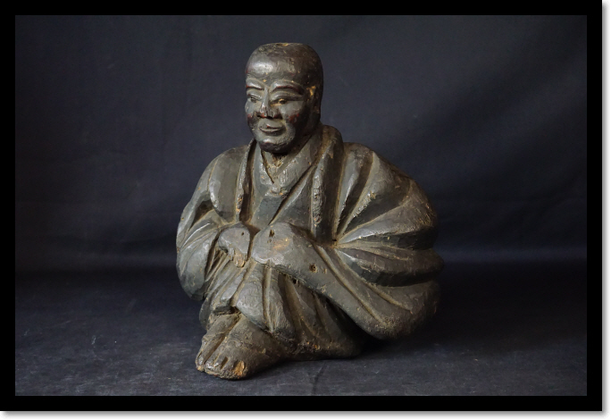 木彫り　彫刻　和骨董　仏像　人物像　仏教美術