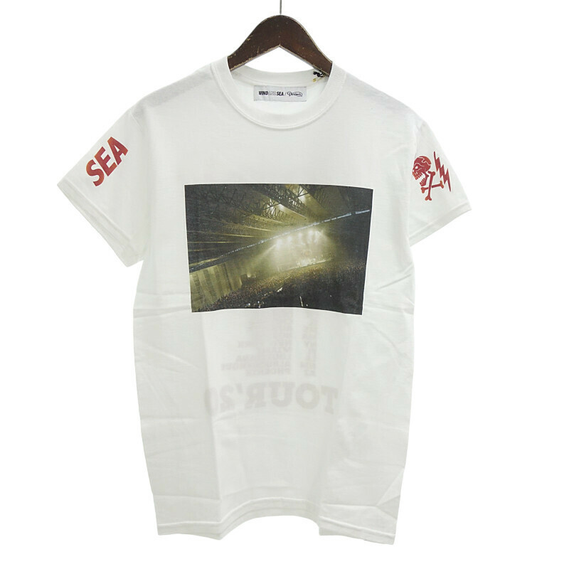 【特別価格】WIND AND SEA Devilok × WDS TOUR T-SHIRT プリント 半袖 Tシャツ ホワイト メンズS