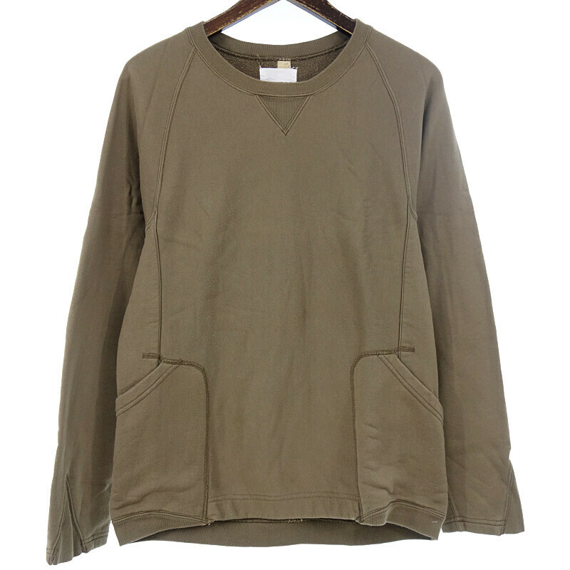 【特別価格】TAKAHIRO MIYASHITA THE SOLOIST 16SS crew neck sweat shirt トレーナー スウェット ブラウン メンズ46