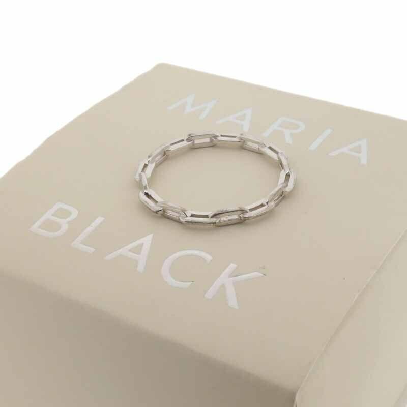【特別価格】MARIA BLACK Gemma Ring チェーン 指輪 リング シルバー ユニセックス19号