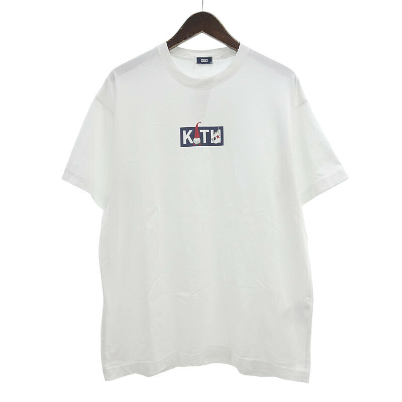 【PRICE DOWN】KITH 21AW ボックス ロゴ グラフィック 半袖 Tシャツ ホワイト メンズM
