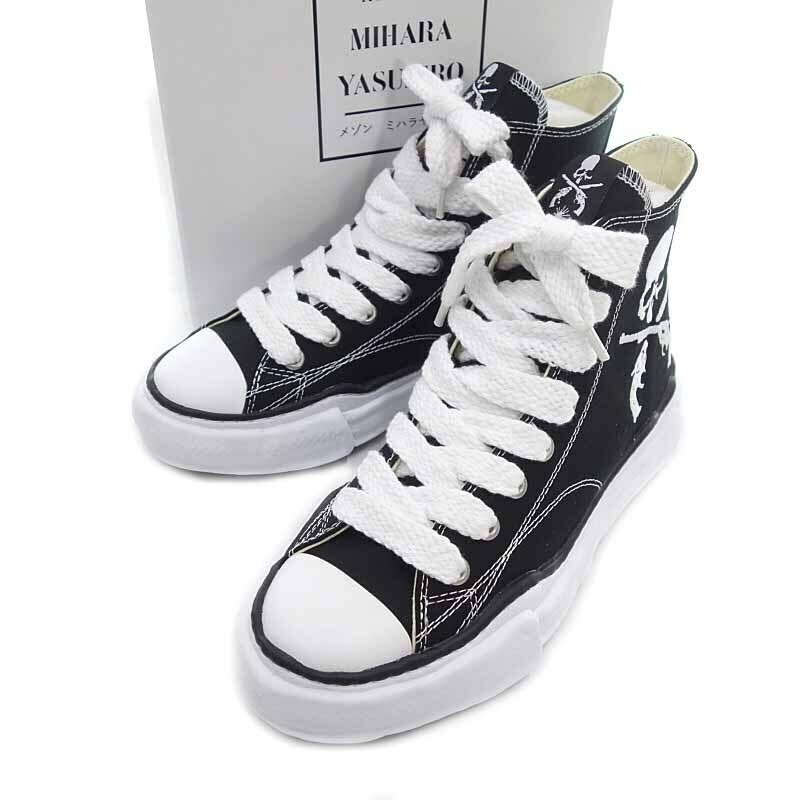 【特別価格】Maison MIHARA YASUHIRO × ROAR X MMY Sneaker ハイカット スニーカー ブラック メンズ43